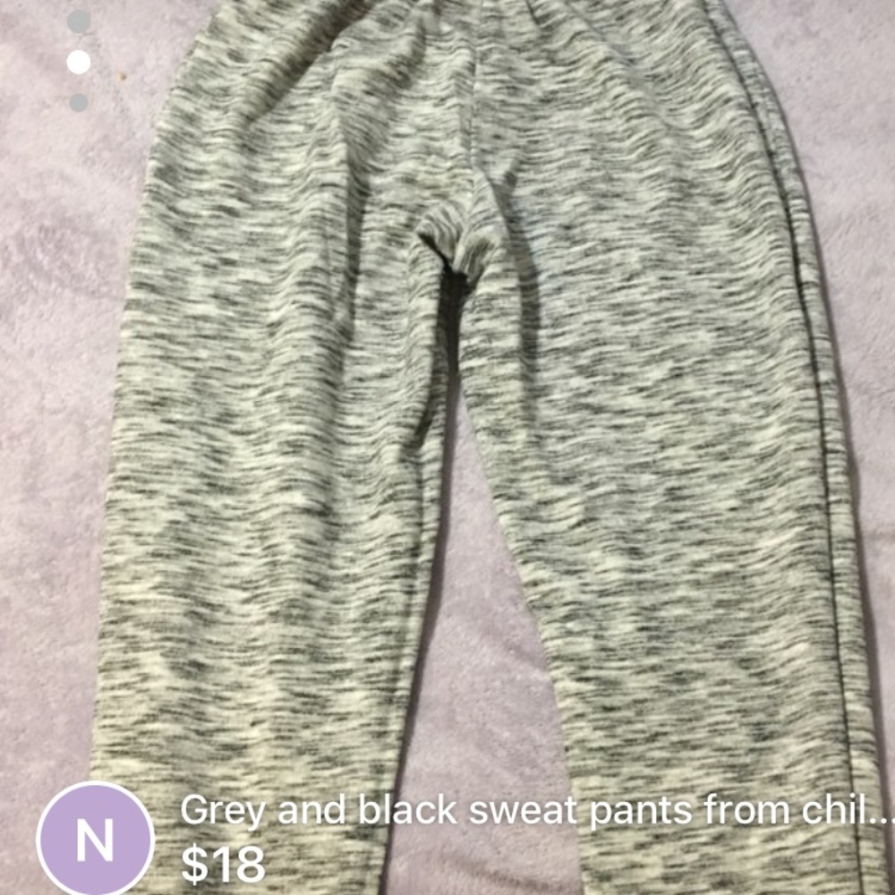 Children place sweats
